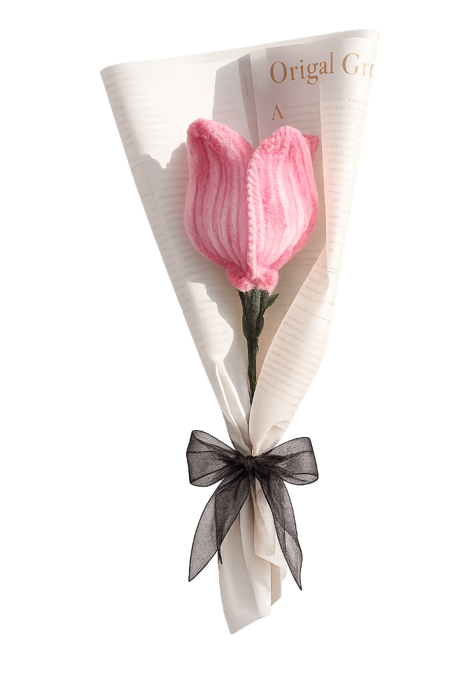 Handcrafted crochet tulip by Crochets by Sailee